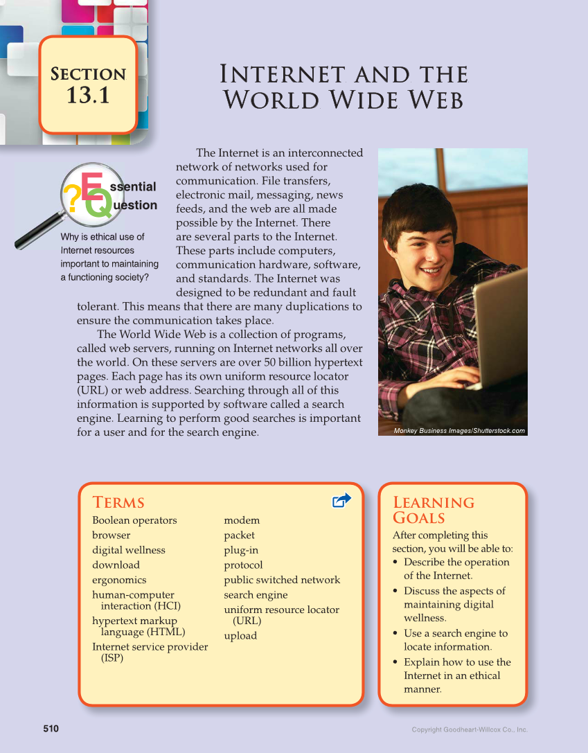 Principles of Information Technology, 1st Edition page 510