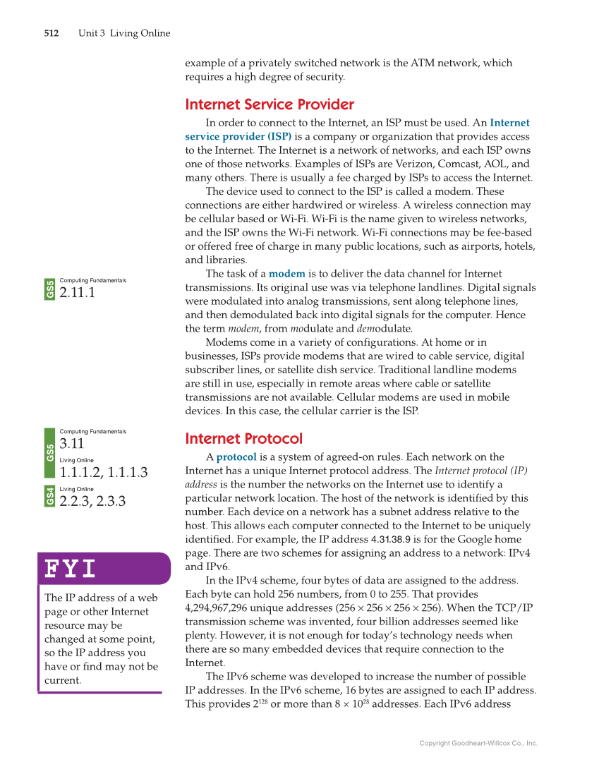Principles of Information Technology, 1st Edition page 512