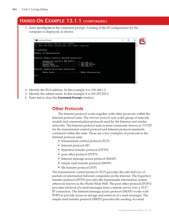 Principles of Information Technology, 1st Edition page 514