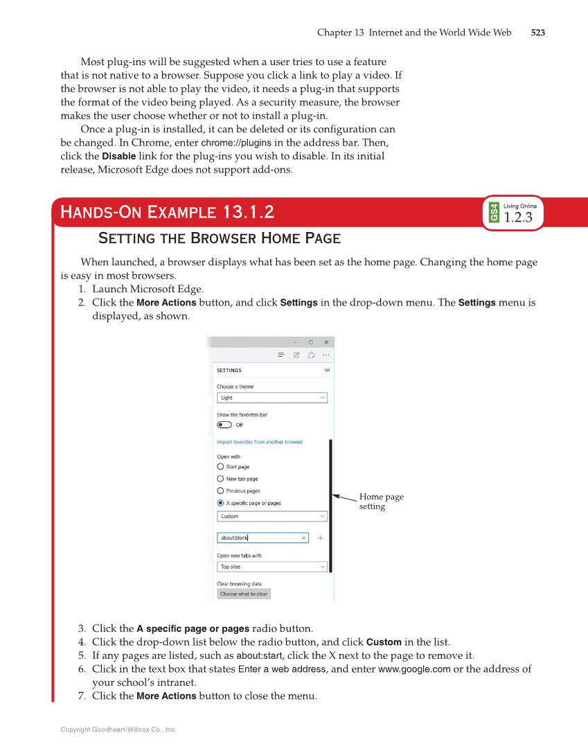 Principles of Information Technology, 1st Edition page 523