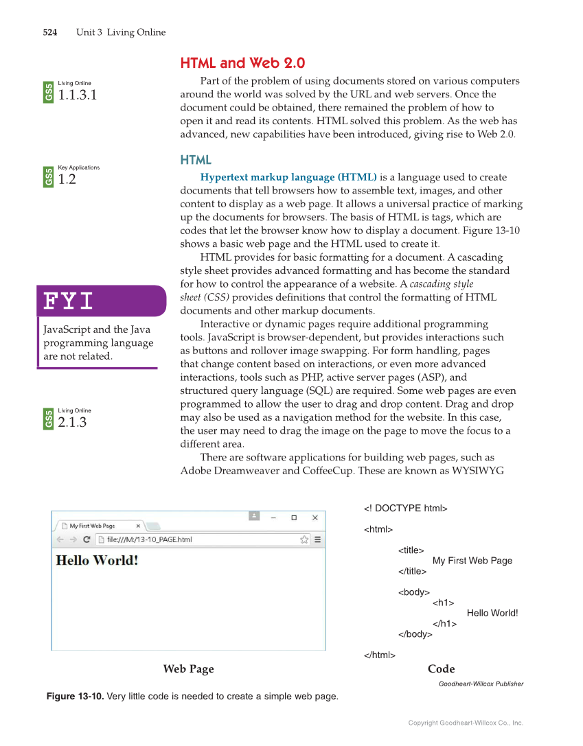 Principles of Information Technology, 1st Edition page 524