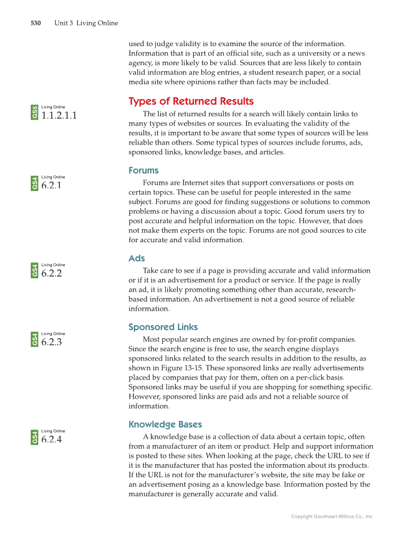 Principles of Information Technology, 1st Edition page 530