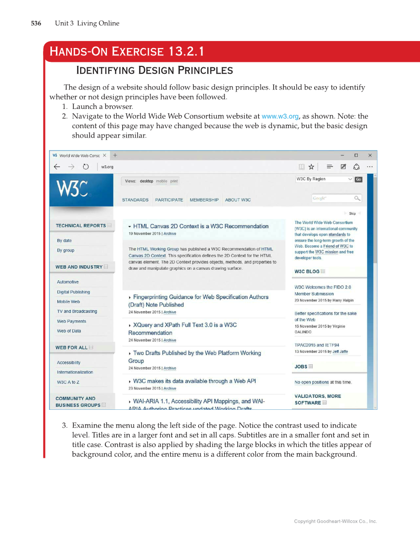Principles of Information Technology, 1st Edition page 536
