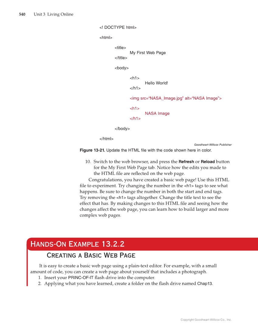 Principles of Information Technology, 1st Edition page 540