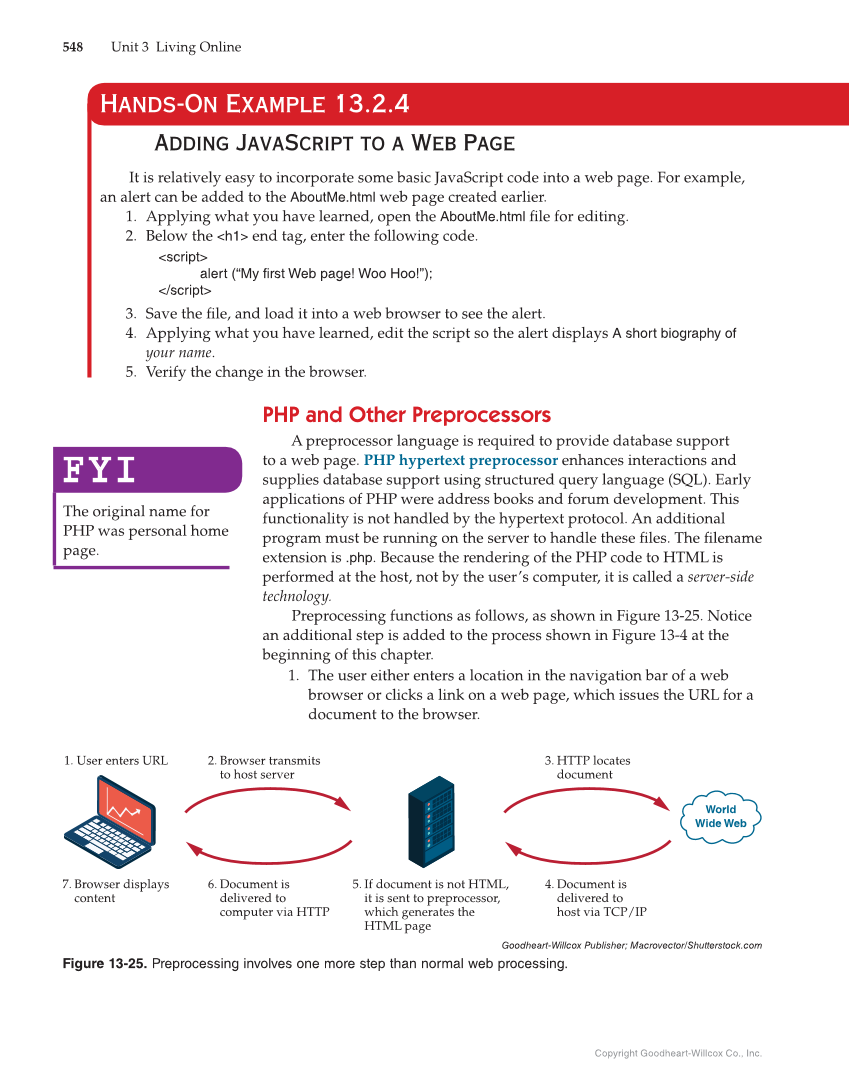 Principles of Information Technology, 1st Edition page 548