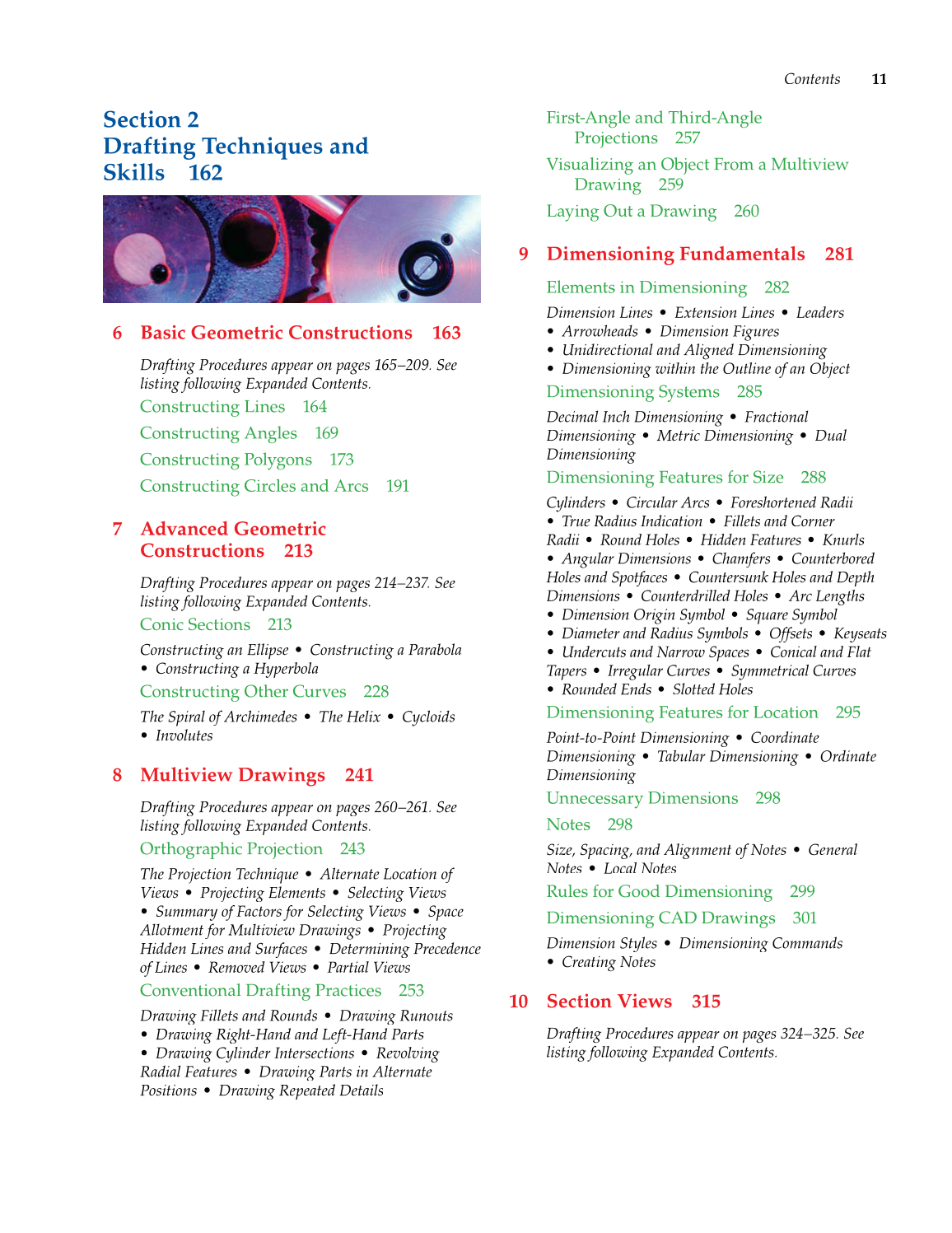 Drafting & Design, 7th Edition page 11