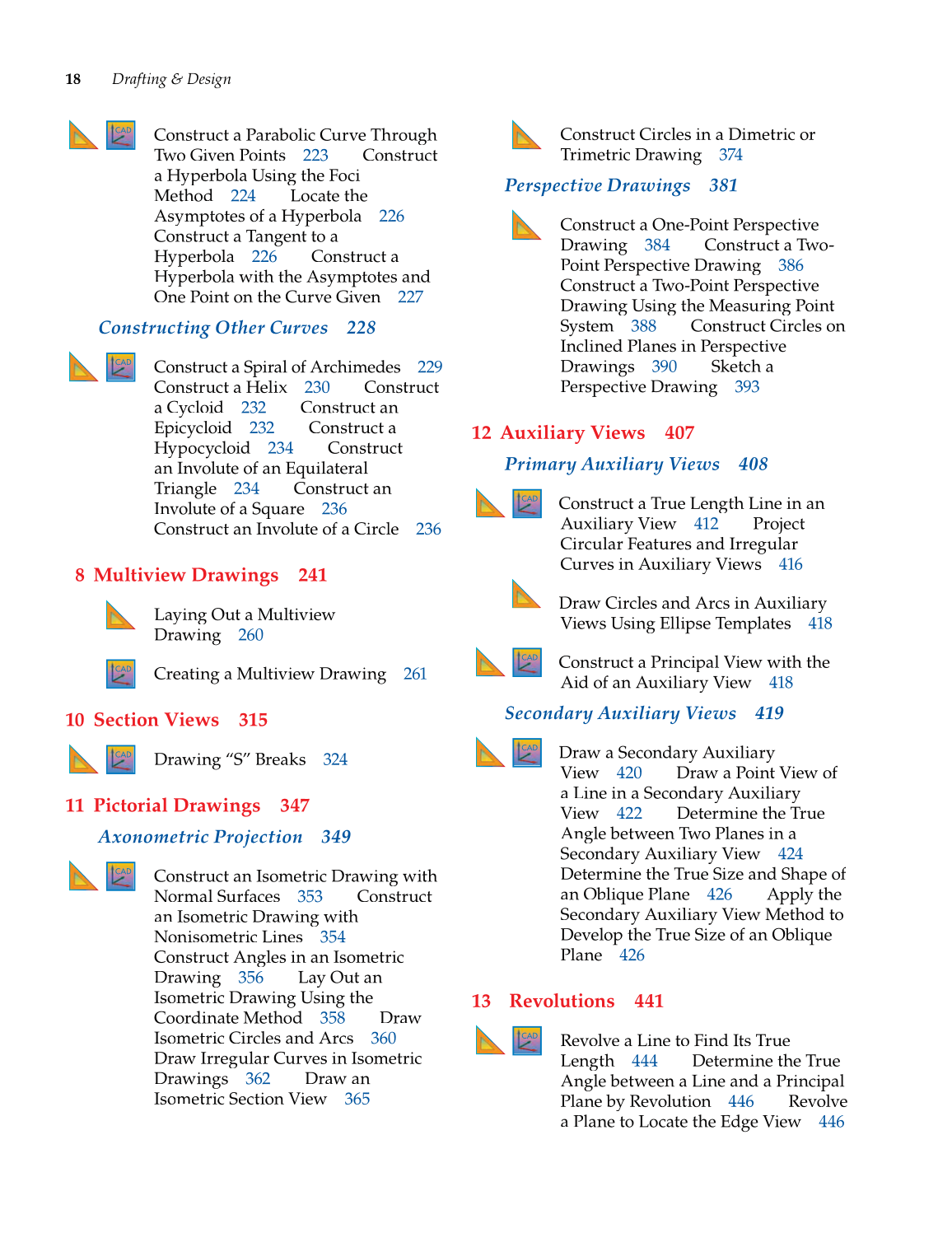 Drafting & Design, 7th Edition page 18