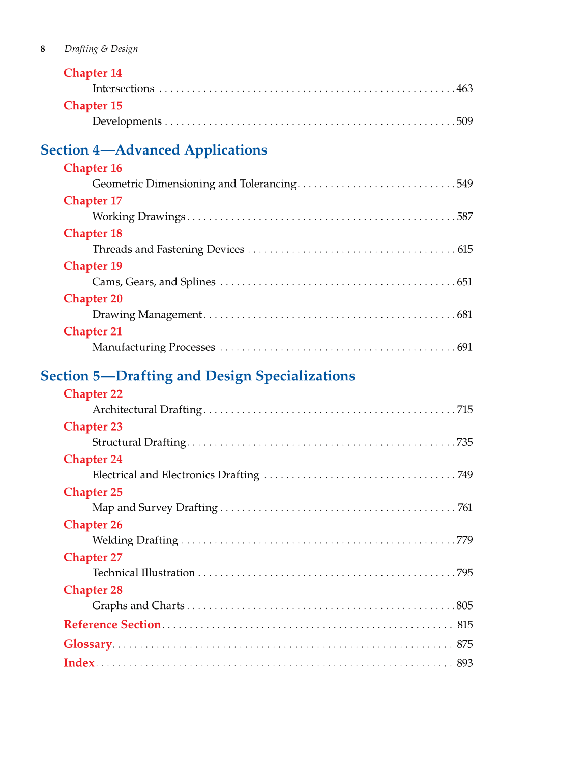 Drafting & Design, 7th Edition page 8