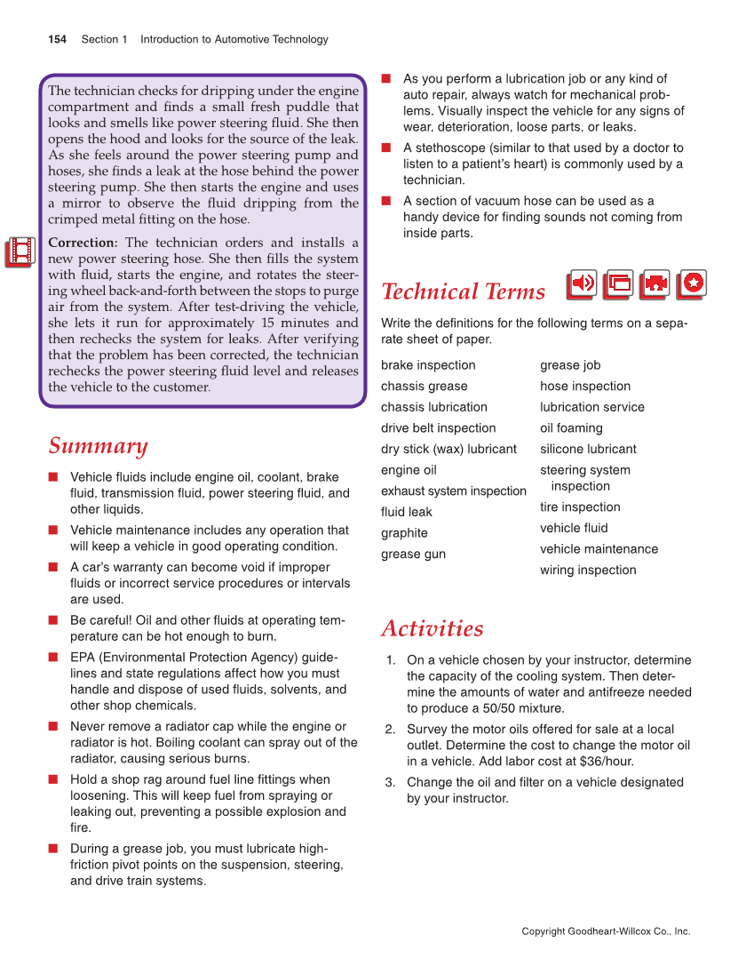 Modern Automotive Technology, 9th Edition page 154