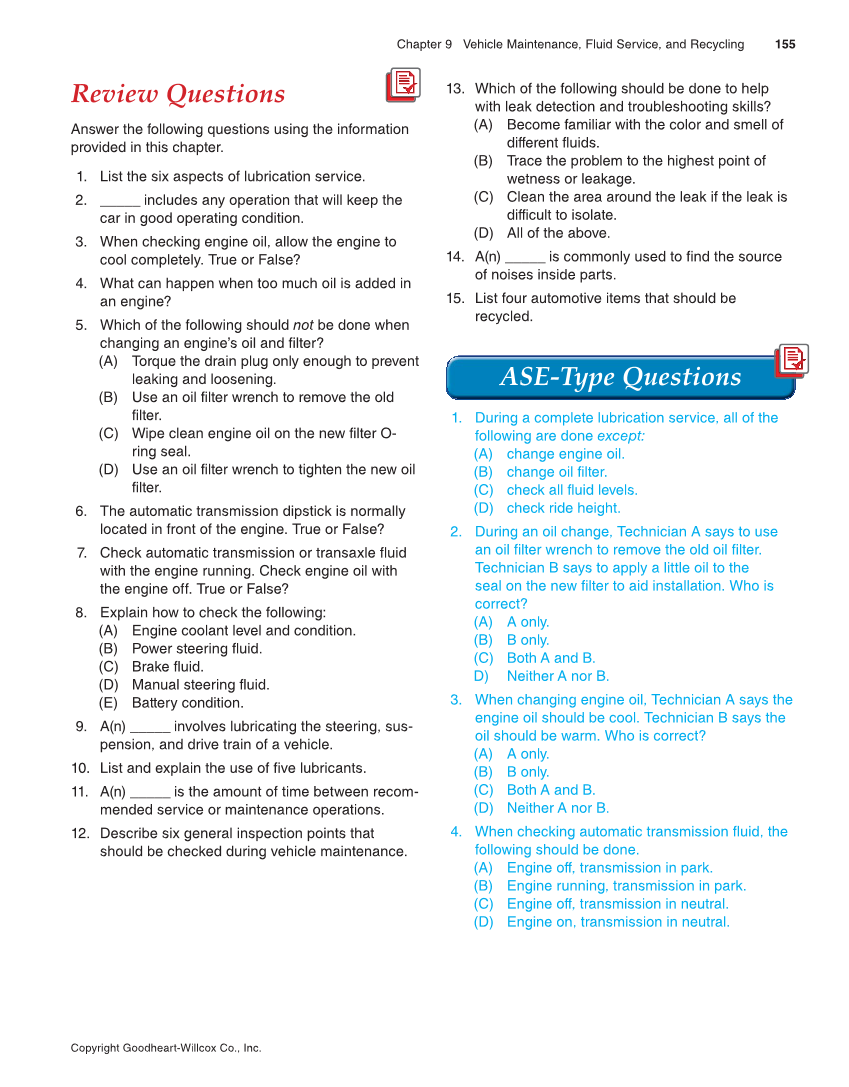Modern Automotive Technology, 9th Edition page 155