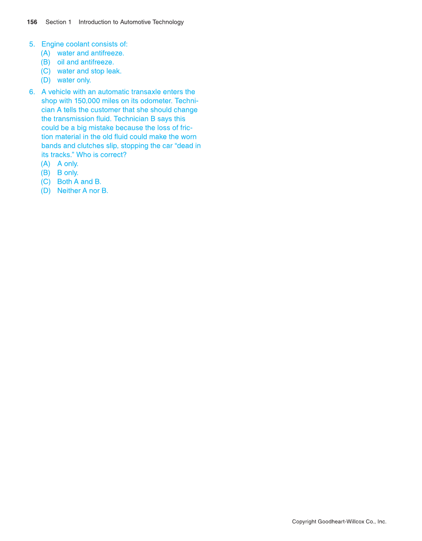 Modern Automotive Technology, 9th Edition page 156