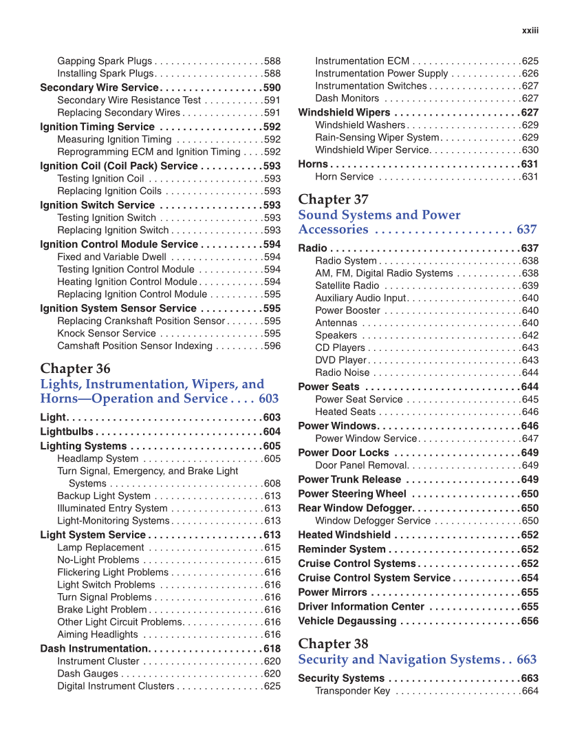 Modern Automotive Technology, 9th Edition page xxiii