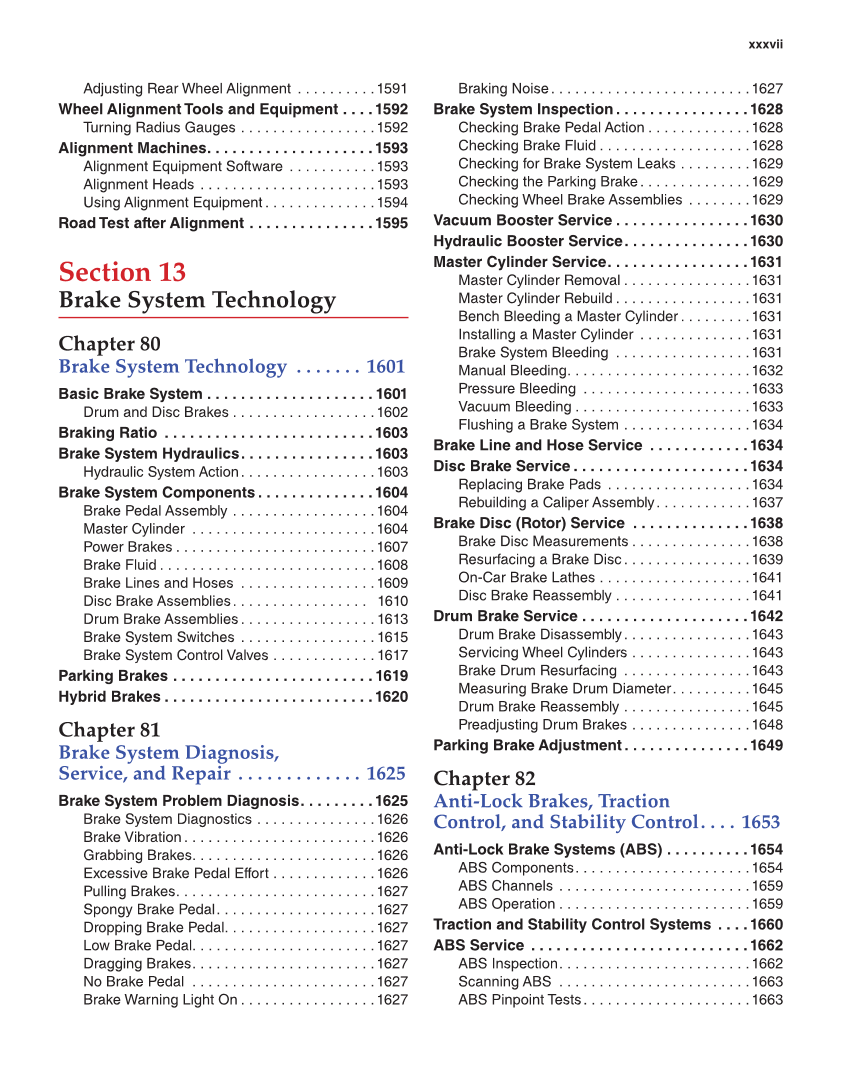 Modern Automotive Technology, 9th Edition page xxxvii