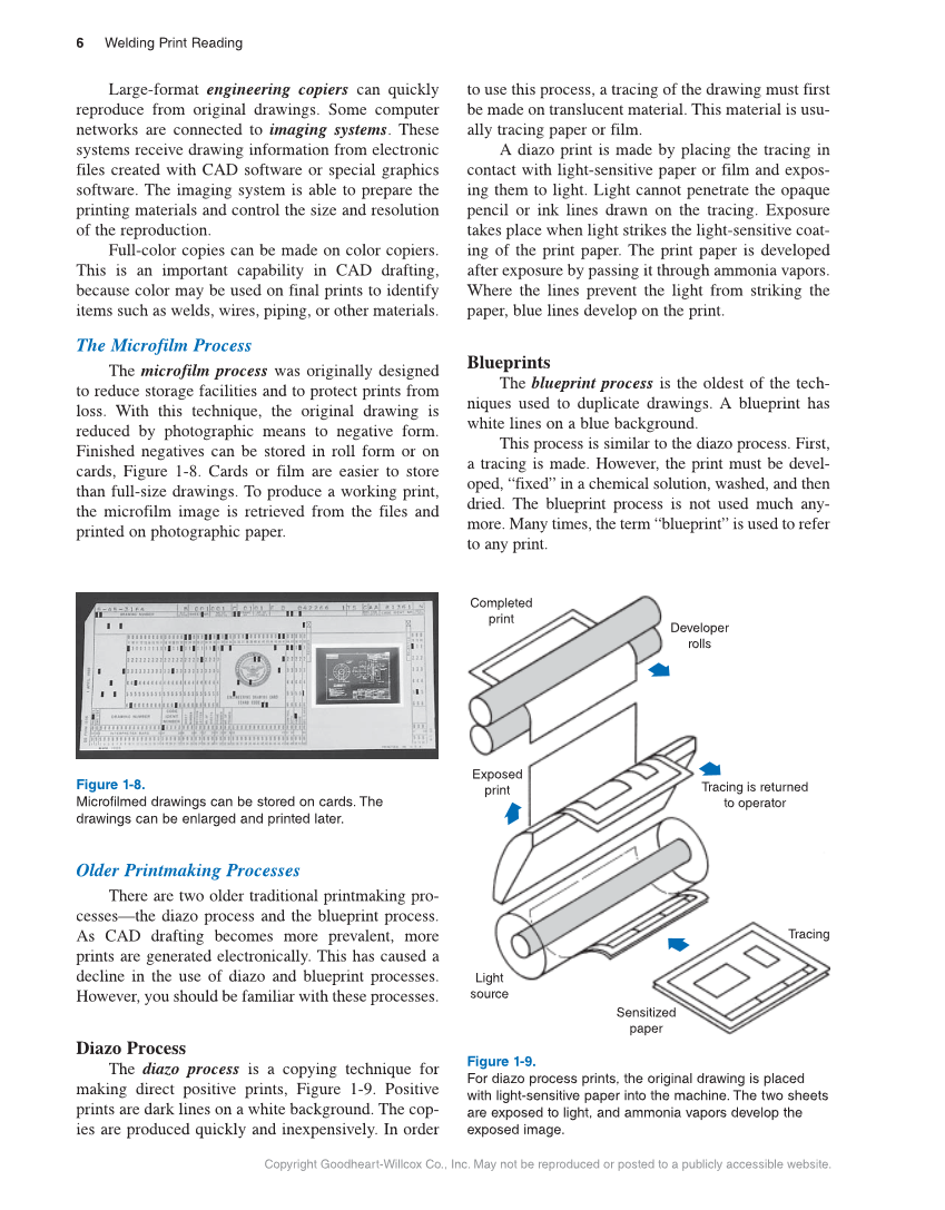 Welding Print Reading, 7th Edition page 6
