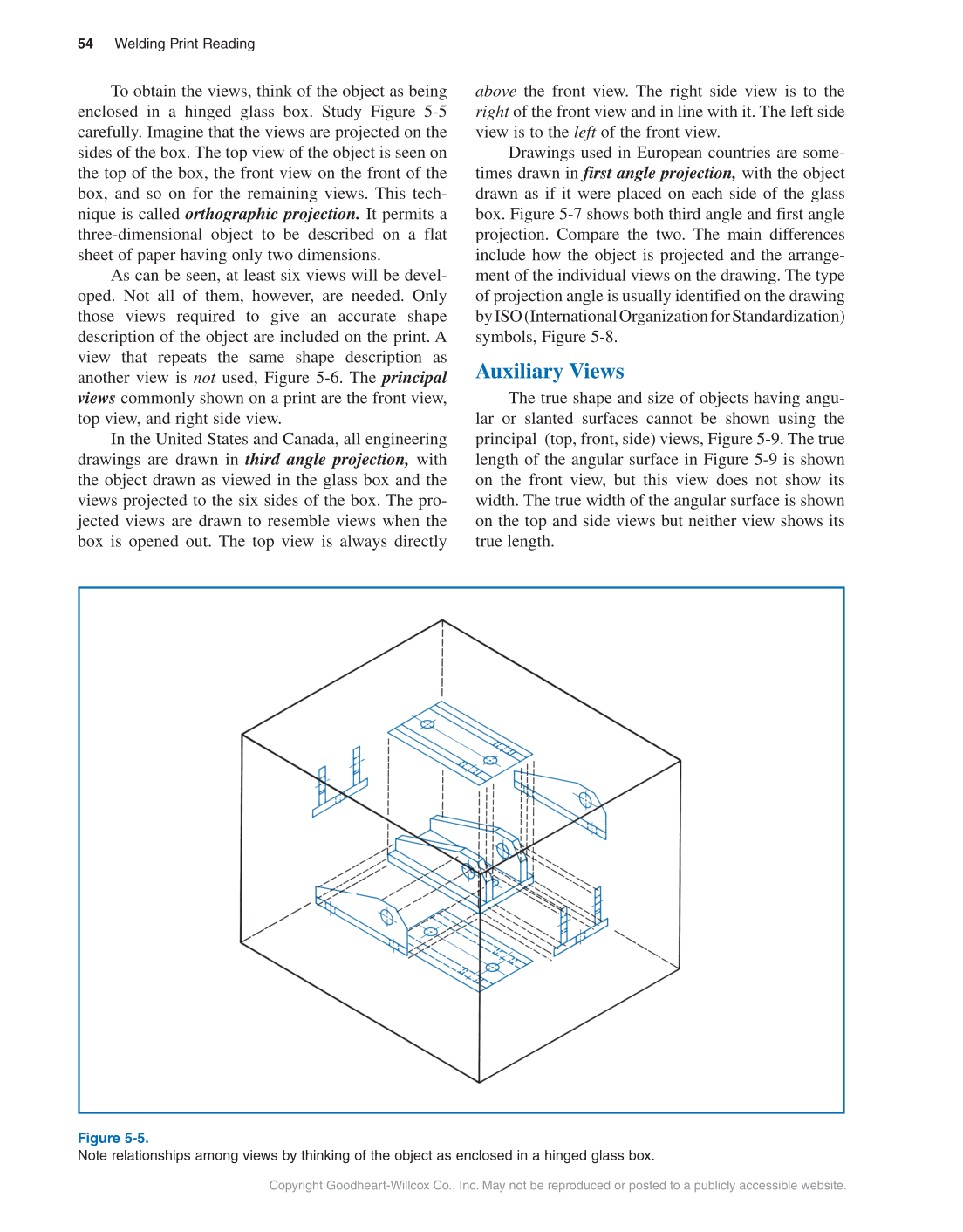 Welding Print Reading, 7th Edition page 54
