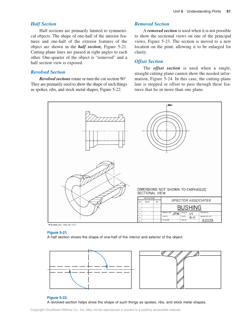 Welding Print Reading, 7th Edition page 61