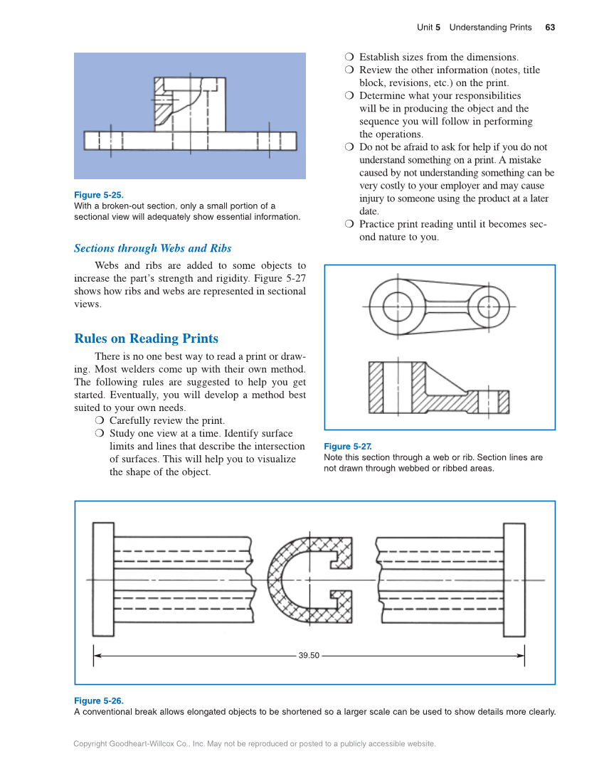 Welding Print Reading, 7th Edition page 63