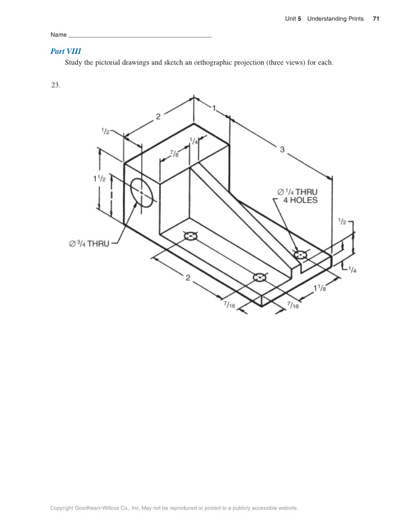 Welding Print Reading, 7th Edition page 71