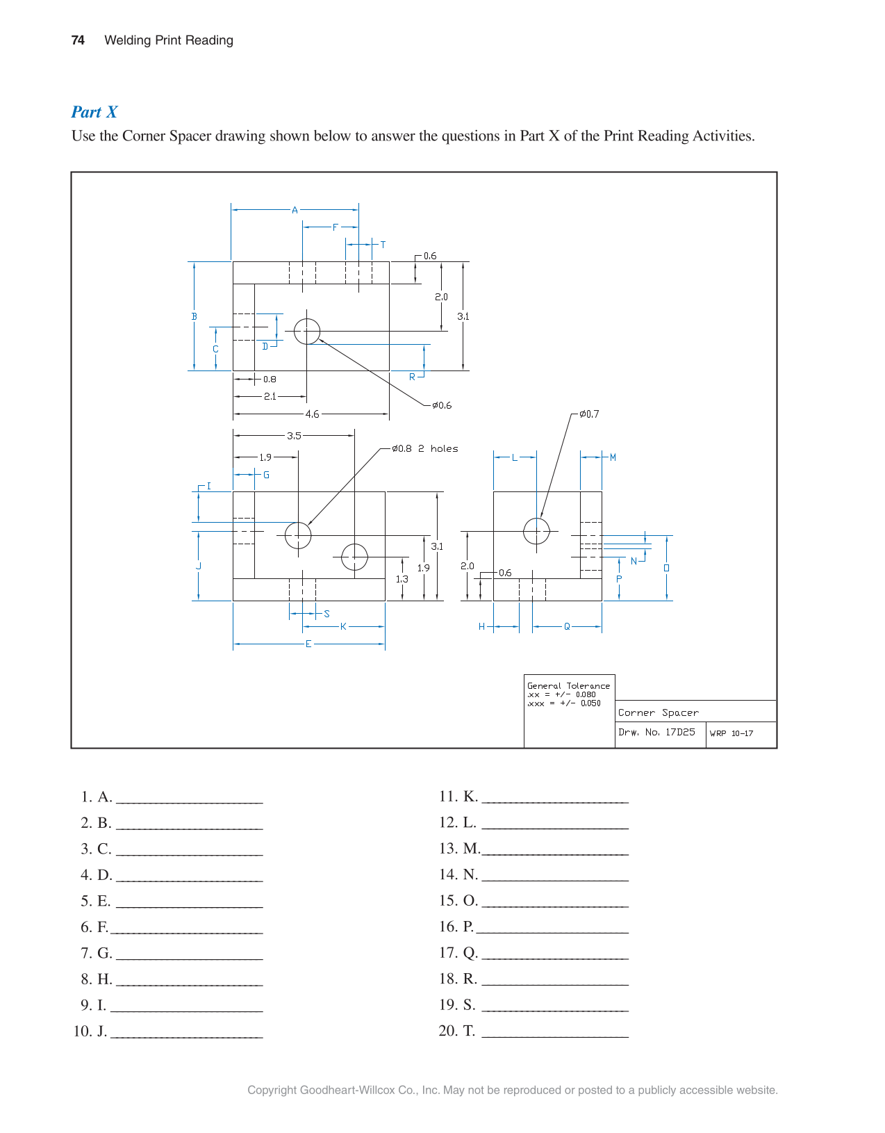 Welding Print Reading, 7th Edition page 74
