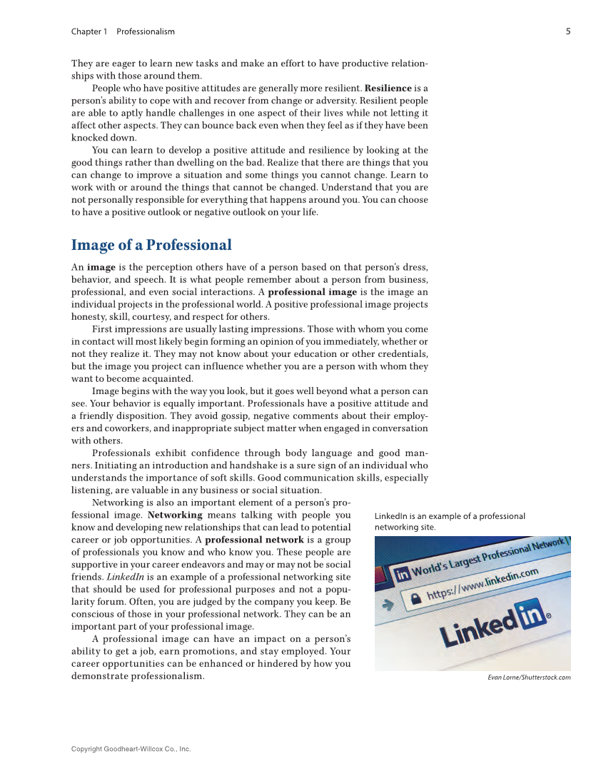 Soft Skills for the Workplace, 1st Edition page 5