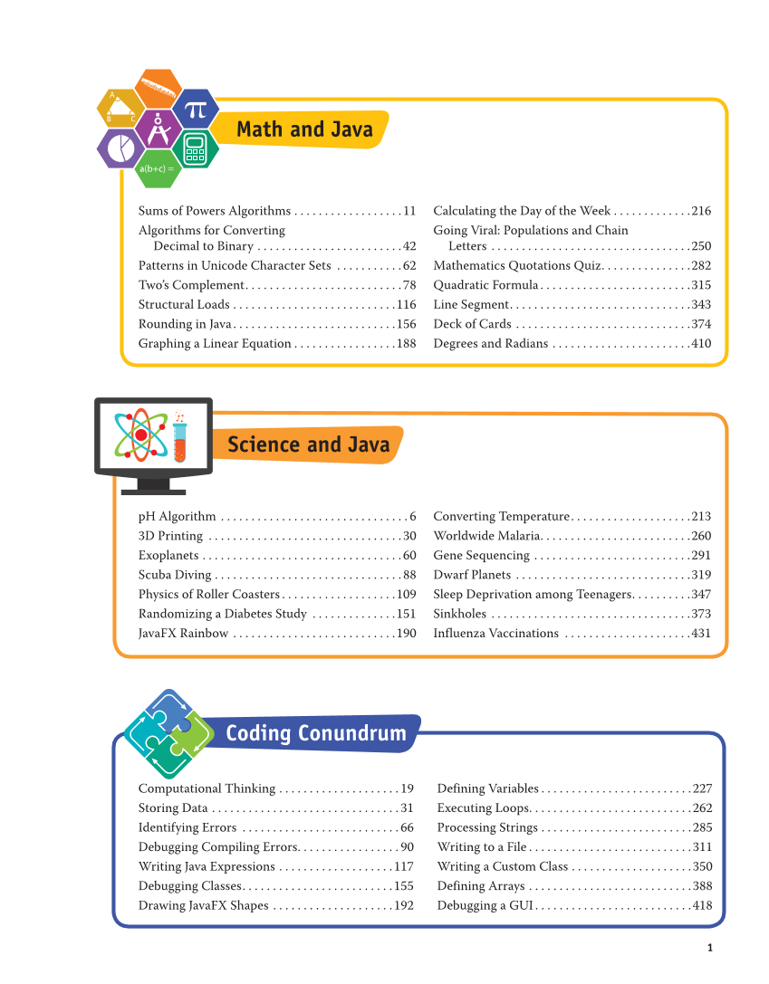 Introduction to Computer Science: Java Programming, 1st Edition page 1