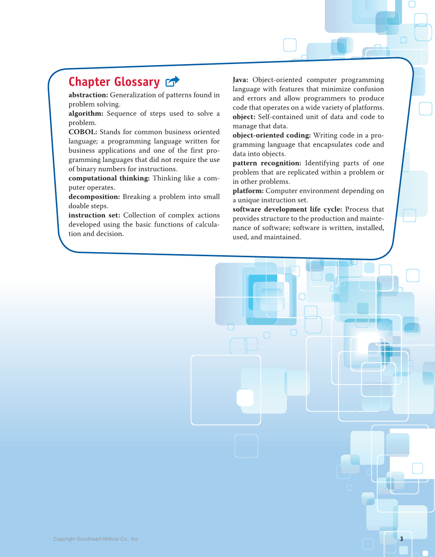 Introduction to Computer Science: Java Programming, 1st Edition page 3