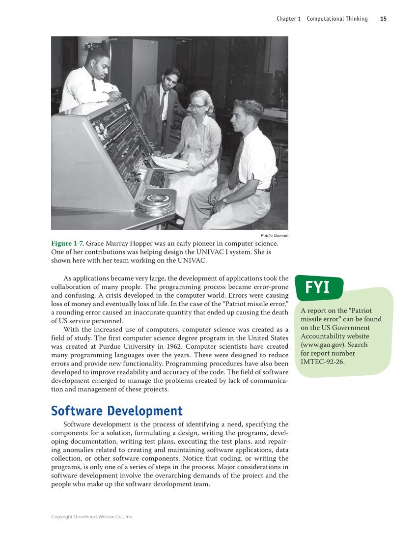 Introduction to Computer Science: Java Programming, 1st Edition page 15