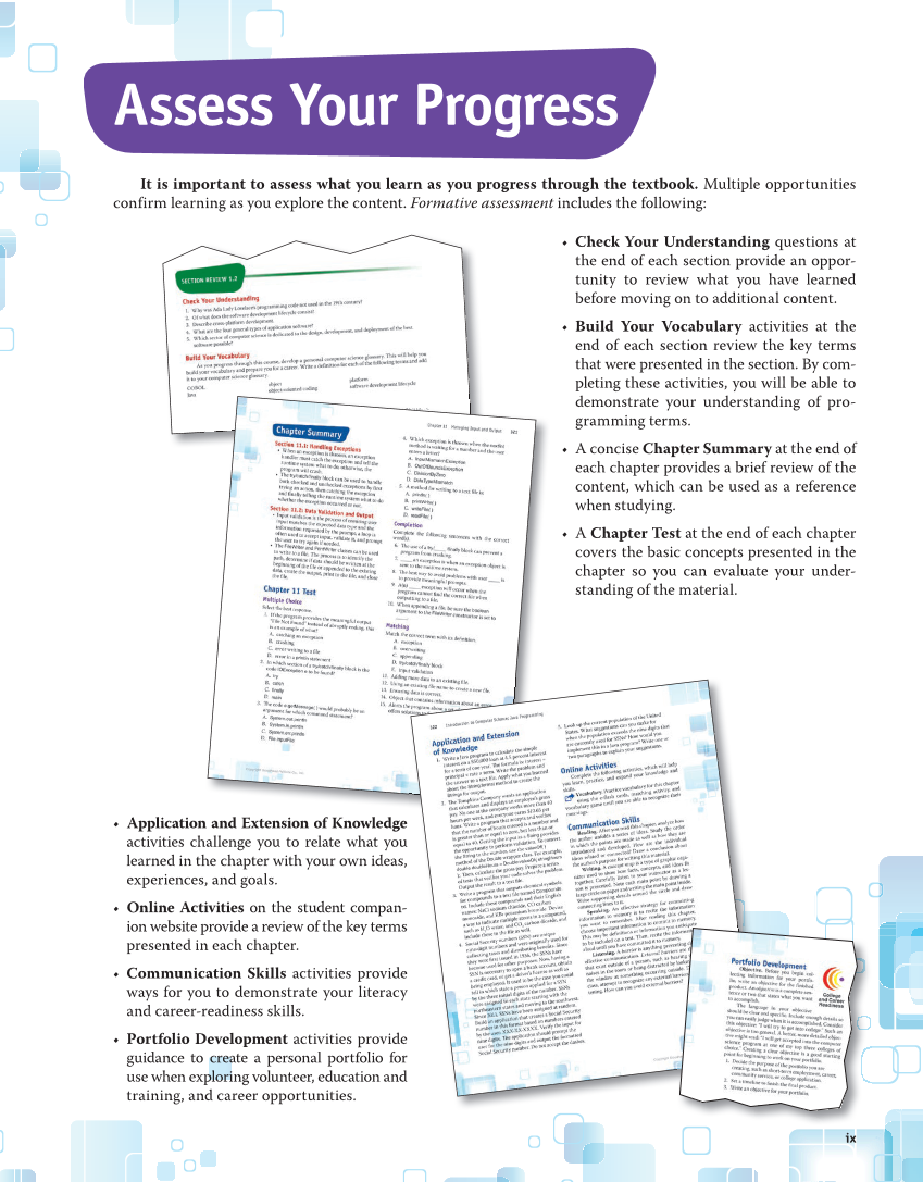 Introduction to Computer Science: Java Programming, 1st Edition page ix