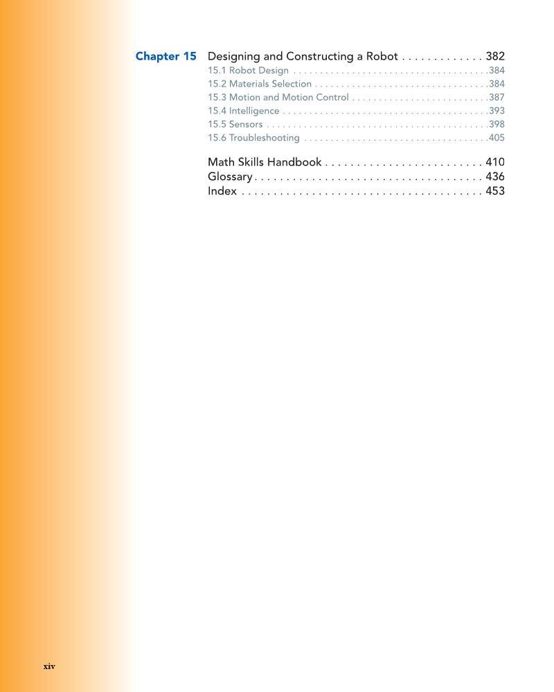 Industrial Robotics Fundamentals: Theory and Applications, 3rd Edition page xiv
