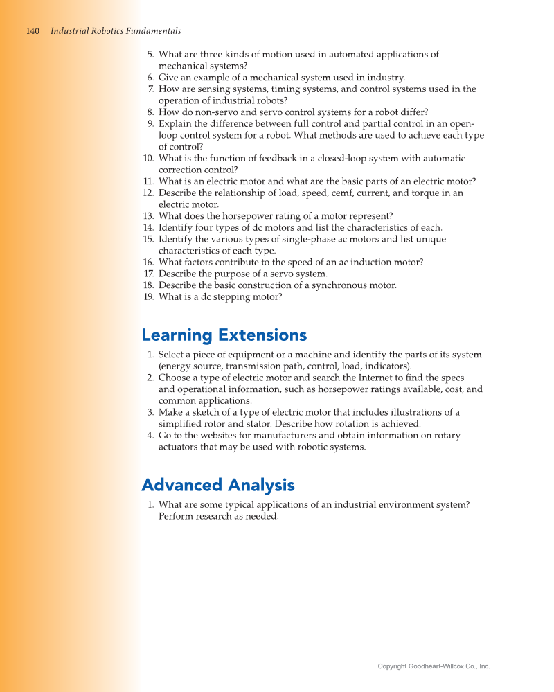 Industrial Robotics Fundamentals: Theory and Applications, 3rd Edition page 140