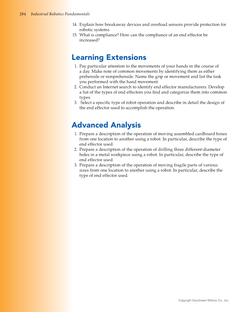 Industrial Robotics Fundamentals: Theory and Applications, 3rd Edition page 284