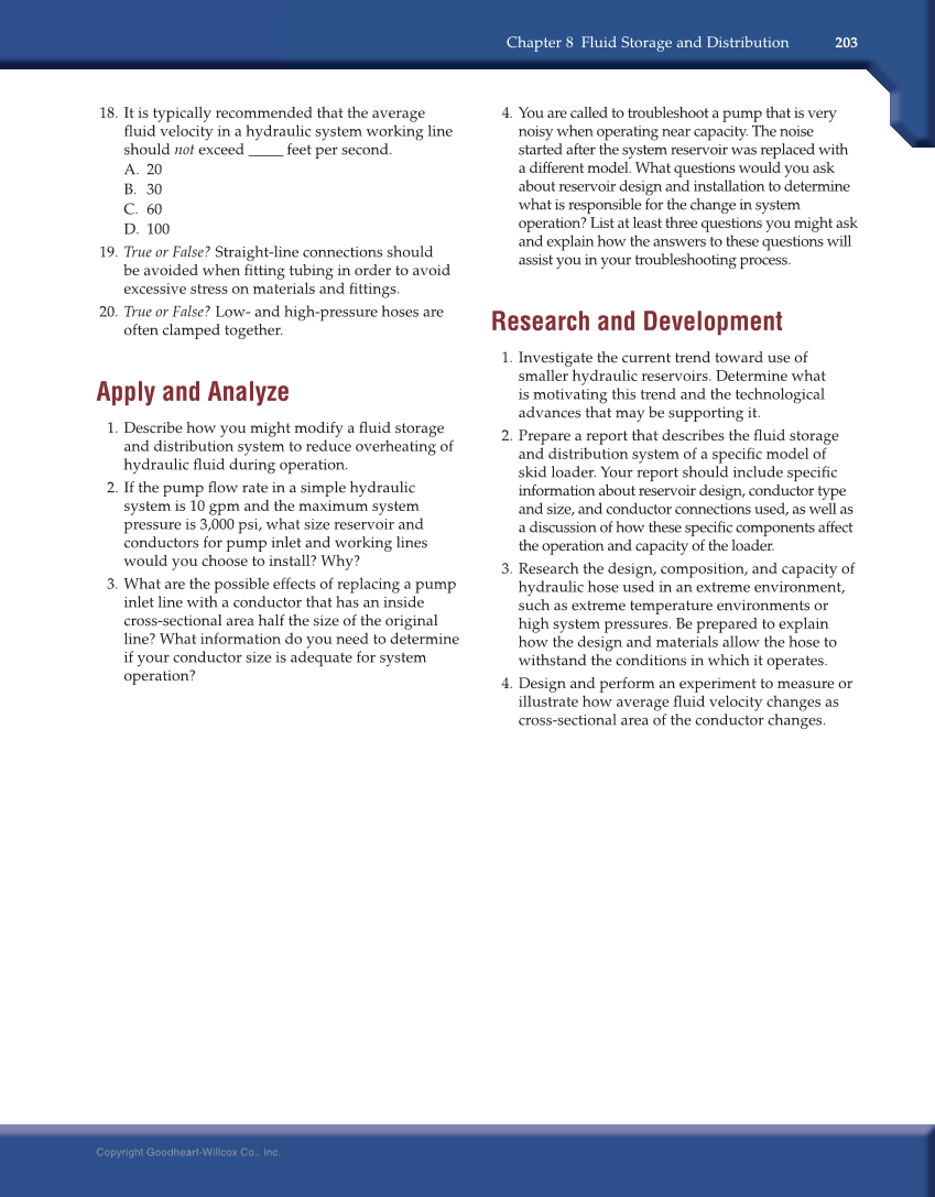 Fluid Power: Hydraulics and Pneumatics, 3rd Edition page 203
