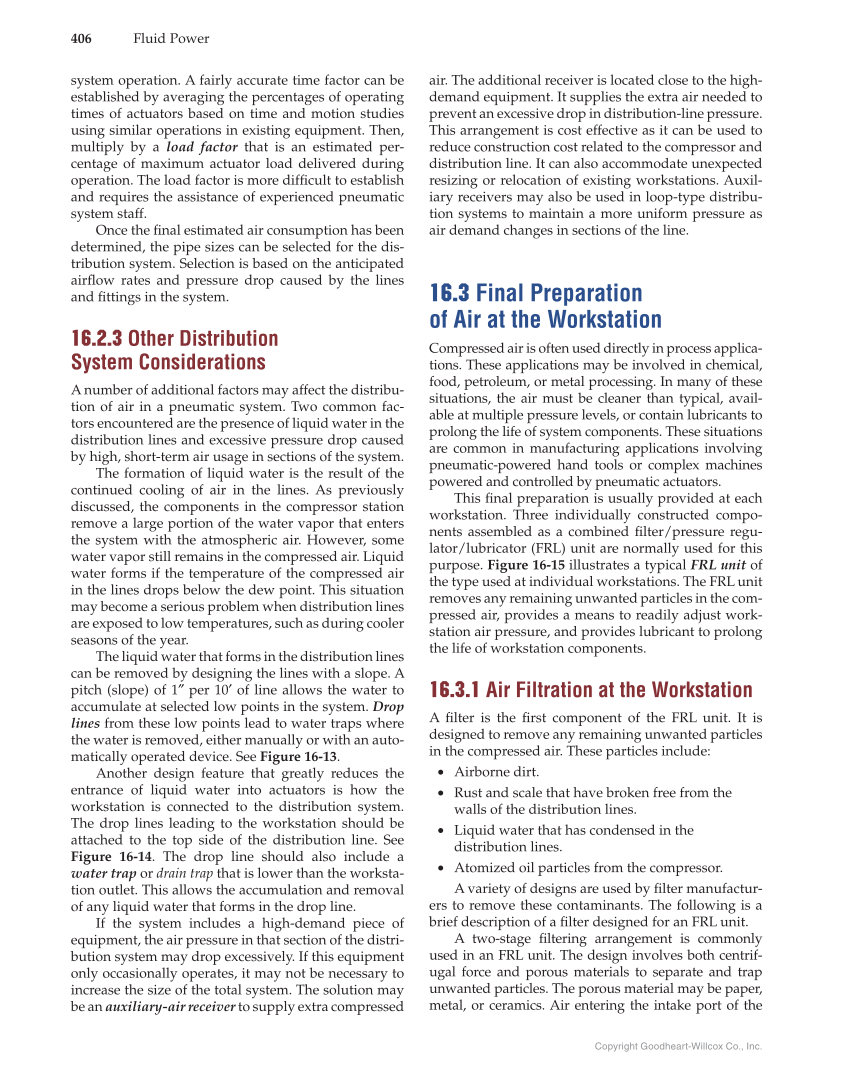 Fluid Power: Hydraulics and Pneumatics, 3rd Edition page 406