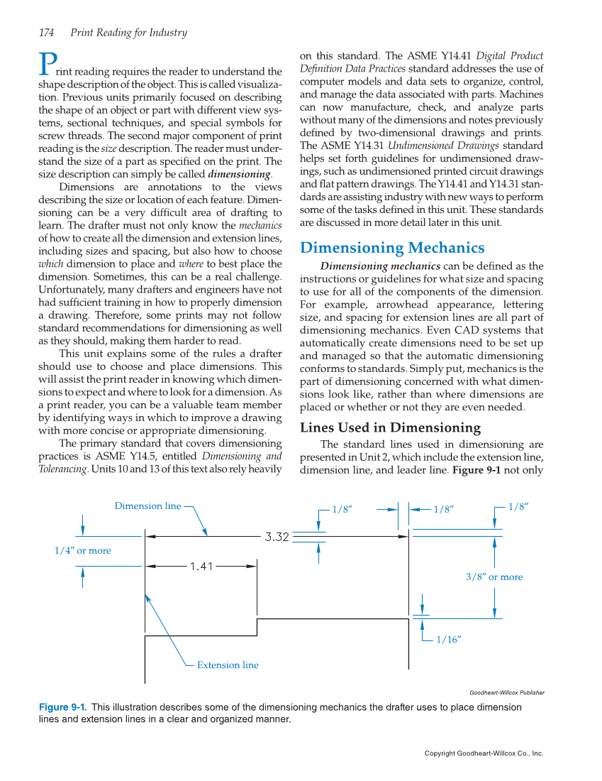 Print Reading for Industry, 10th Edition page 174