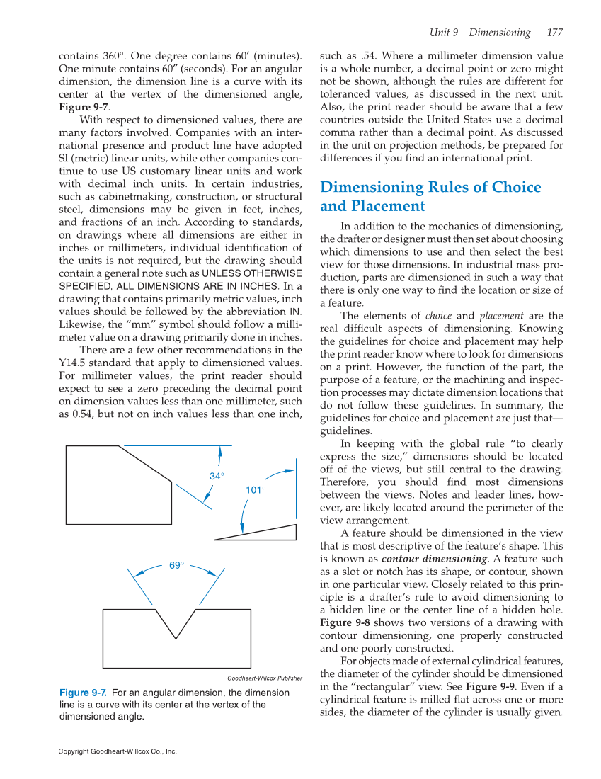 Print Reading for Industry, 10th Edition page 177