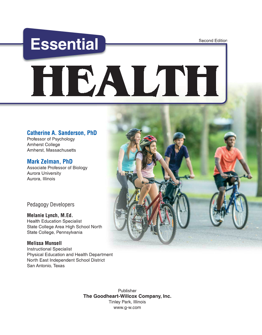 Essential Health, 2nd Edition page i