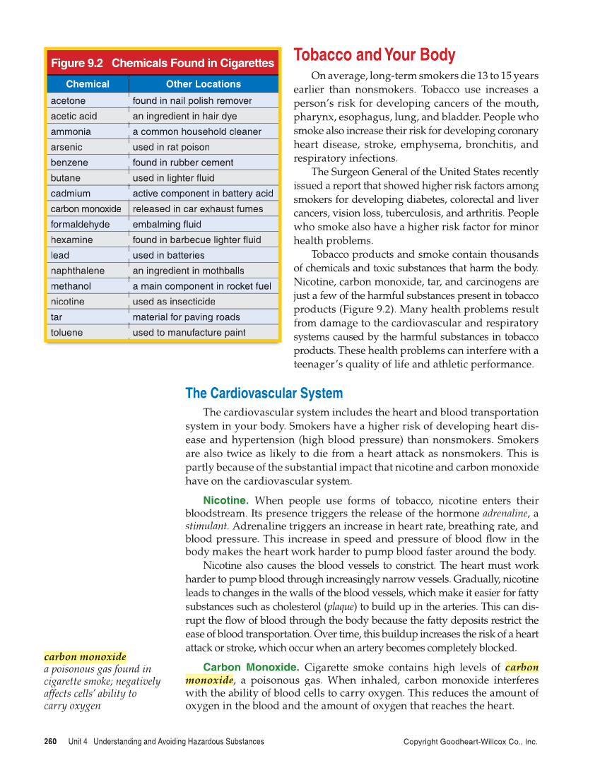 Essential Health, 2nd Edition page 260