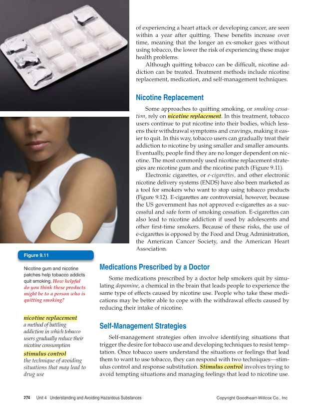 Essential Health, 2nd Edition page 274