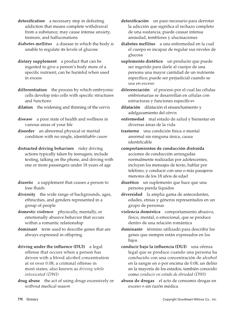 Essential Health, 2nd Edition page 770