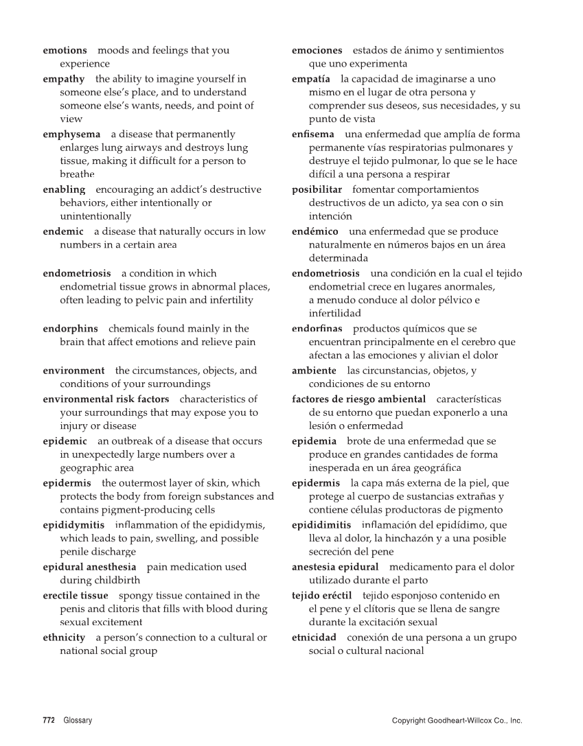 Essential Health, 2nd Edition page 772