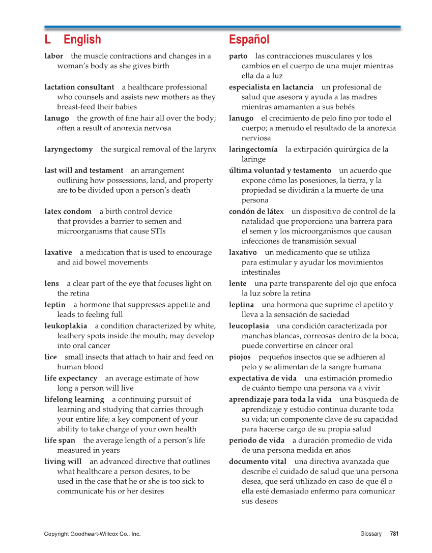 Essential Health, 2nd Edition page 781