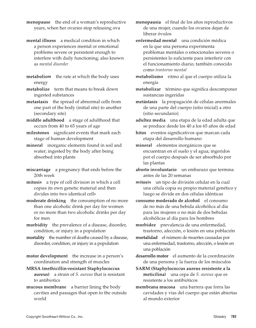 Essential Health, 2nd Edition page 783