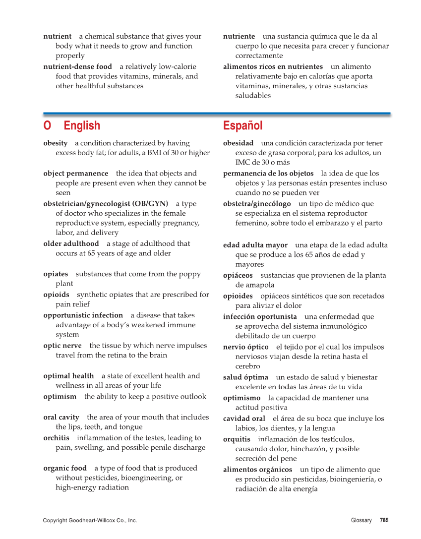 Essential Health, 2nd Edition page 785