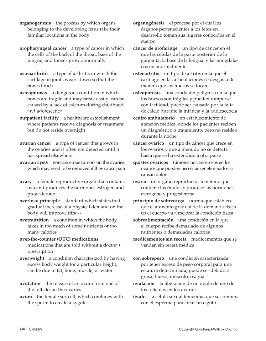 Essential Health, 2nd Edition page 786