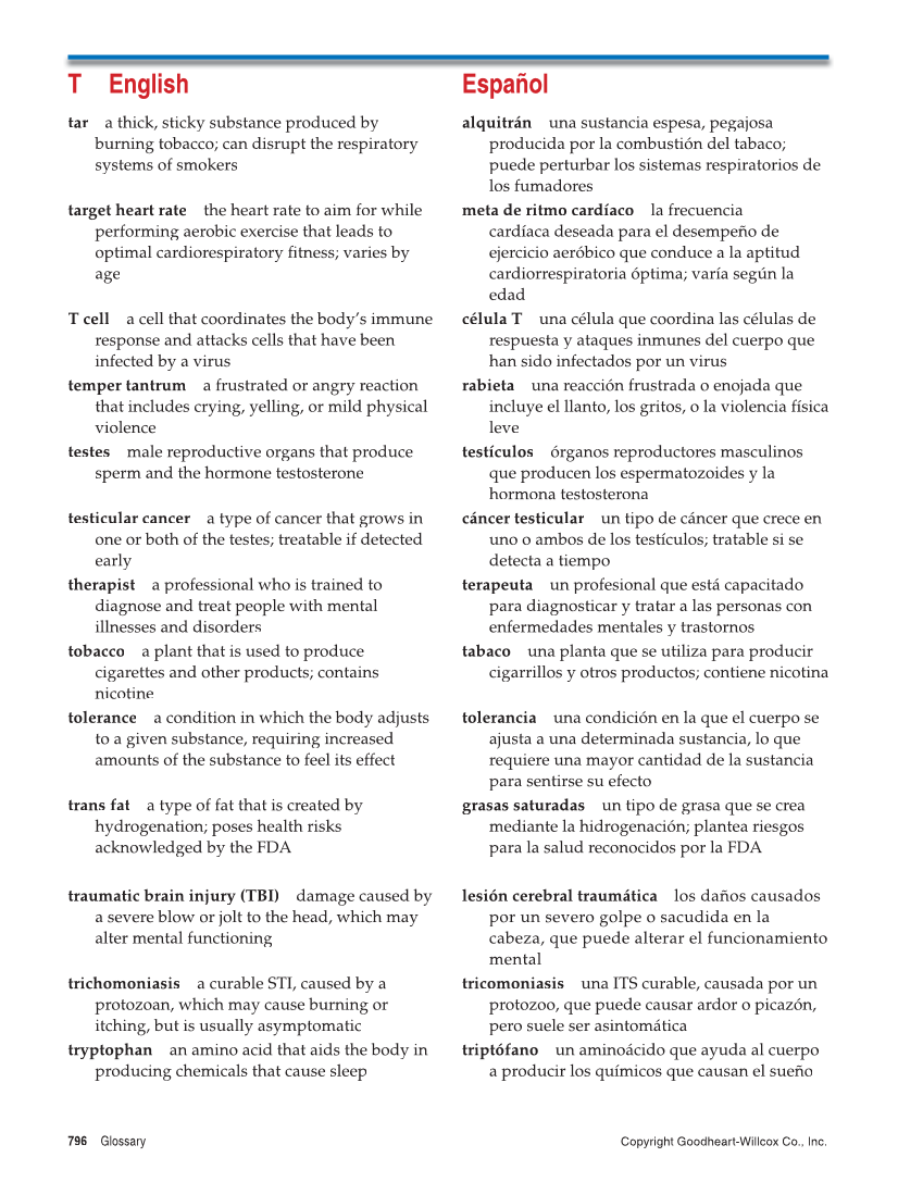 Essential Health, 2nd Edition page 796