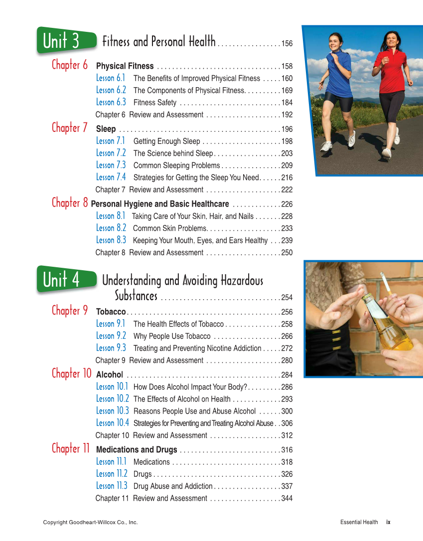 Essential Health, 2nd Edition page ix