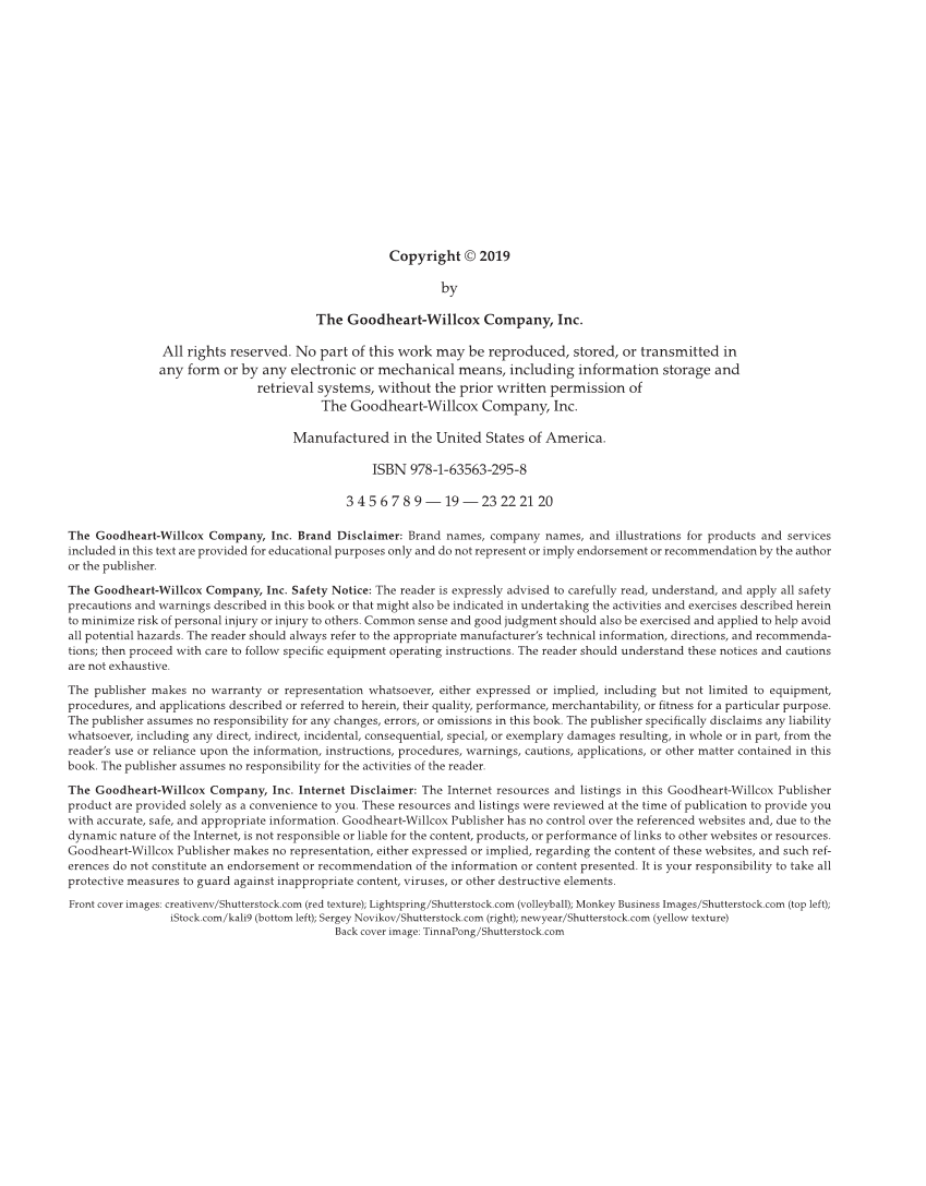 Essential Health Skills for Middle School, 1st Edition page ii