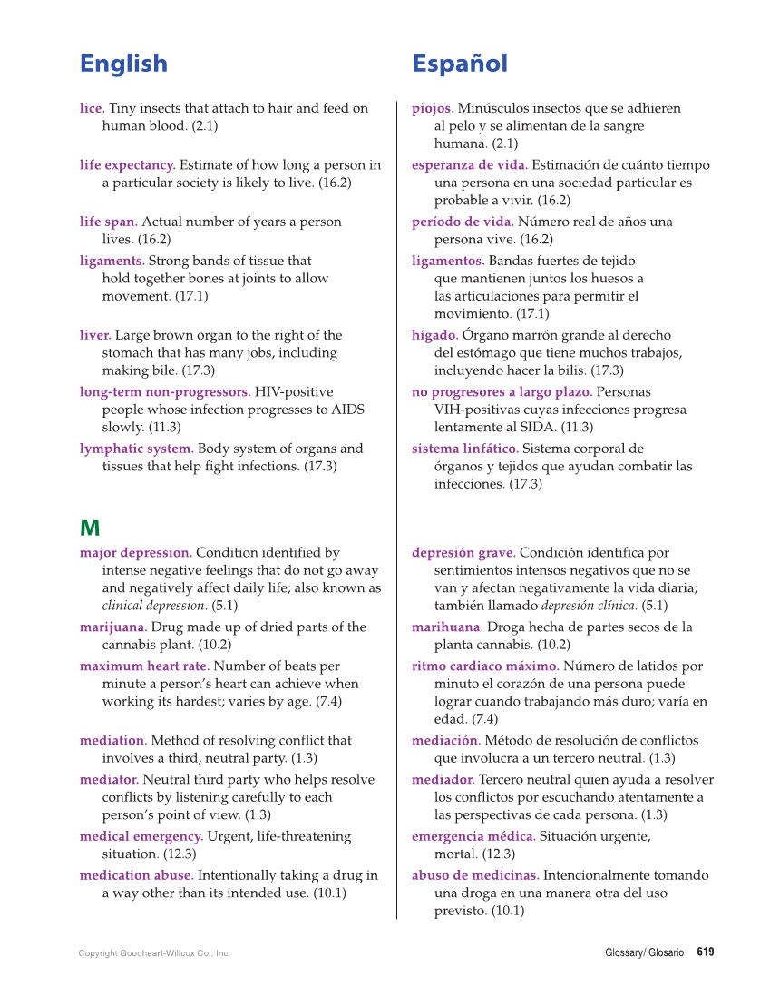 Essential Health Skills for Middle School, 1st Edition page 619