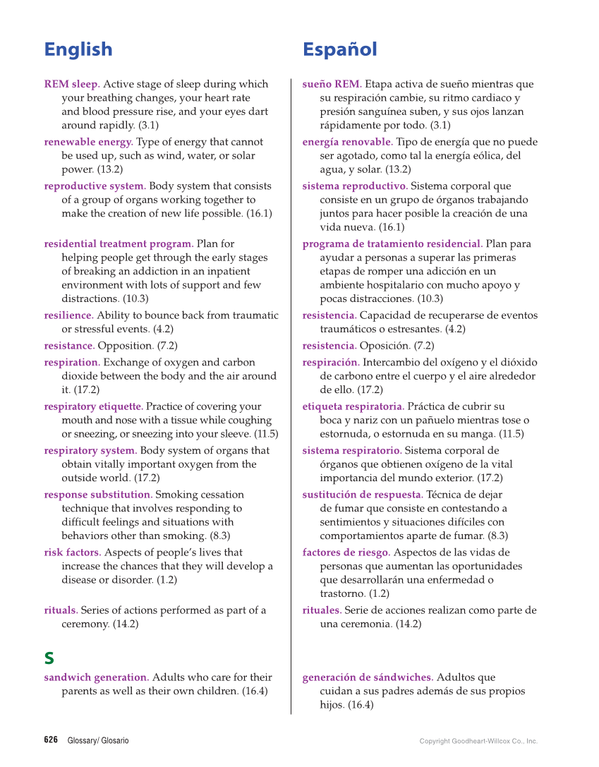 Essential Health Skills for Middle School, 1st Edition page 626