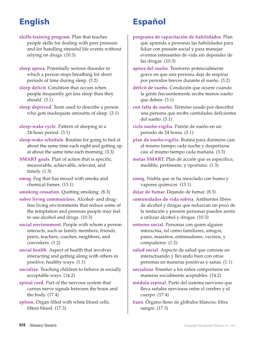 Essential Health Skills for Middle School, 1st Edition page 628